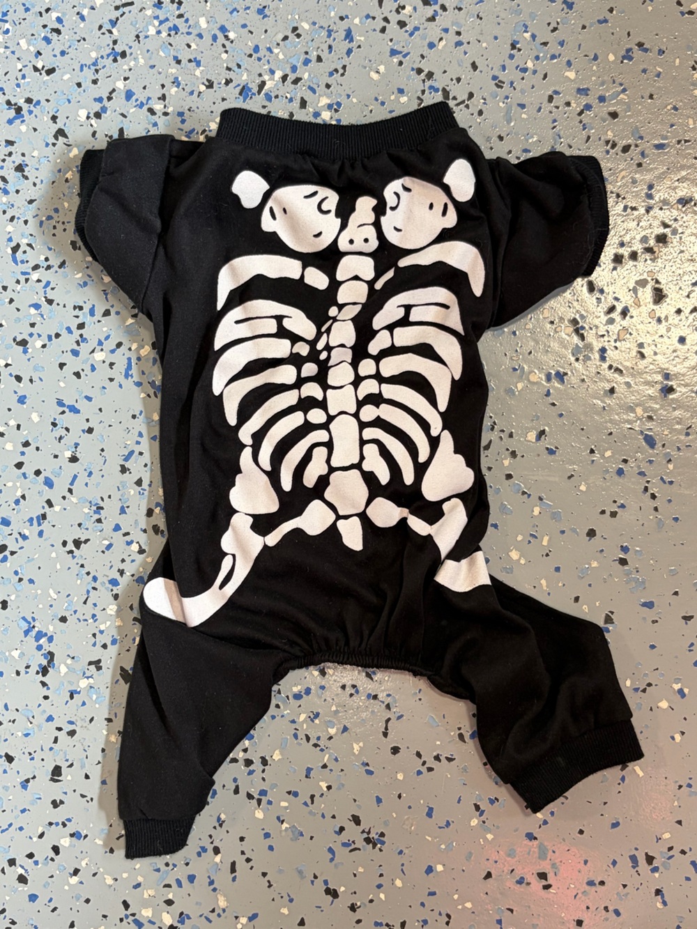Dog Skeleton Costume - Small